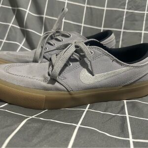 Nike Gray Canvas Sneakers